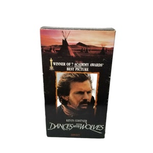 Dances With Wolves VHS Kevin Costner Mary McDonnell Orion 1990 Burgeroorlog Tijdperk