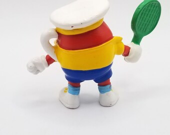 Vintage PVC Figure KOOL-AID Man Tennis Player Racket 2