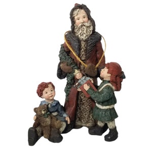 Sarah&#39;s Attic Limited Edition Figurine Santa VTG 1999 Numbered 211/3000 Signed