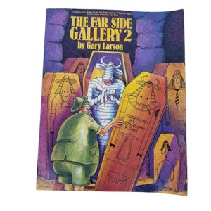 The Far Side Gallery 2 Paperback Gary Larson Forward por Stephen King Cartoon Illustrated Novel, Farside, Cow, historieta, Humor