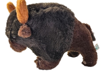 オーロラブラウンバイソン10インチぬいぐるみフロピーぬいぐるみ動物