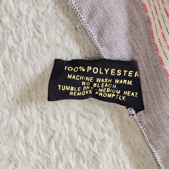 Symphony Scarfs Square Gray Polyester Minimalist … - image 7