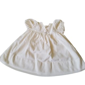 Vintage Embroidered Baby Dress - 1940s Summer Clothes (3 Months)