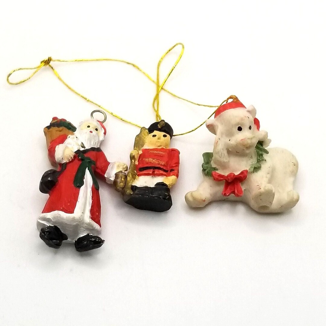 Vintage Mini Christmas Ornaments 