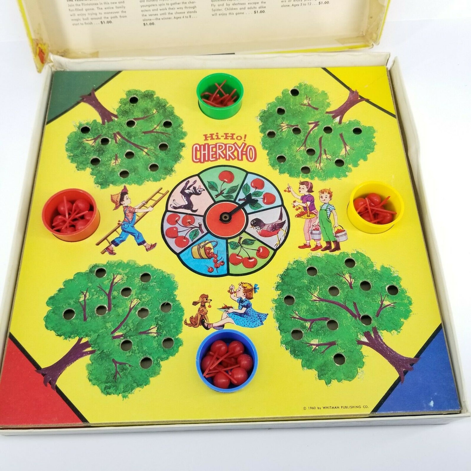 HiHo CherryO The Cherry Picking Game 1960 Whitman Vintage Etsy