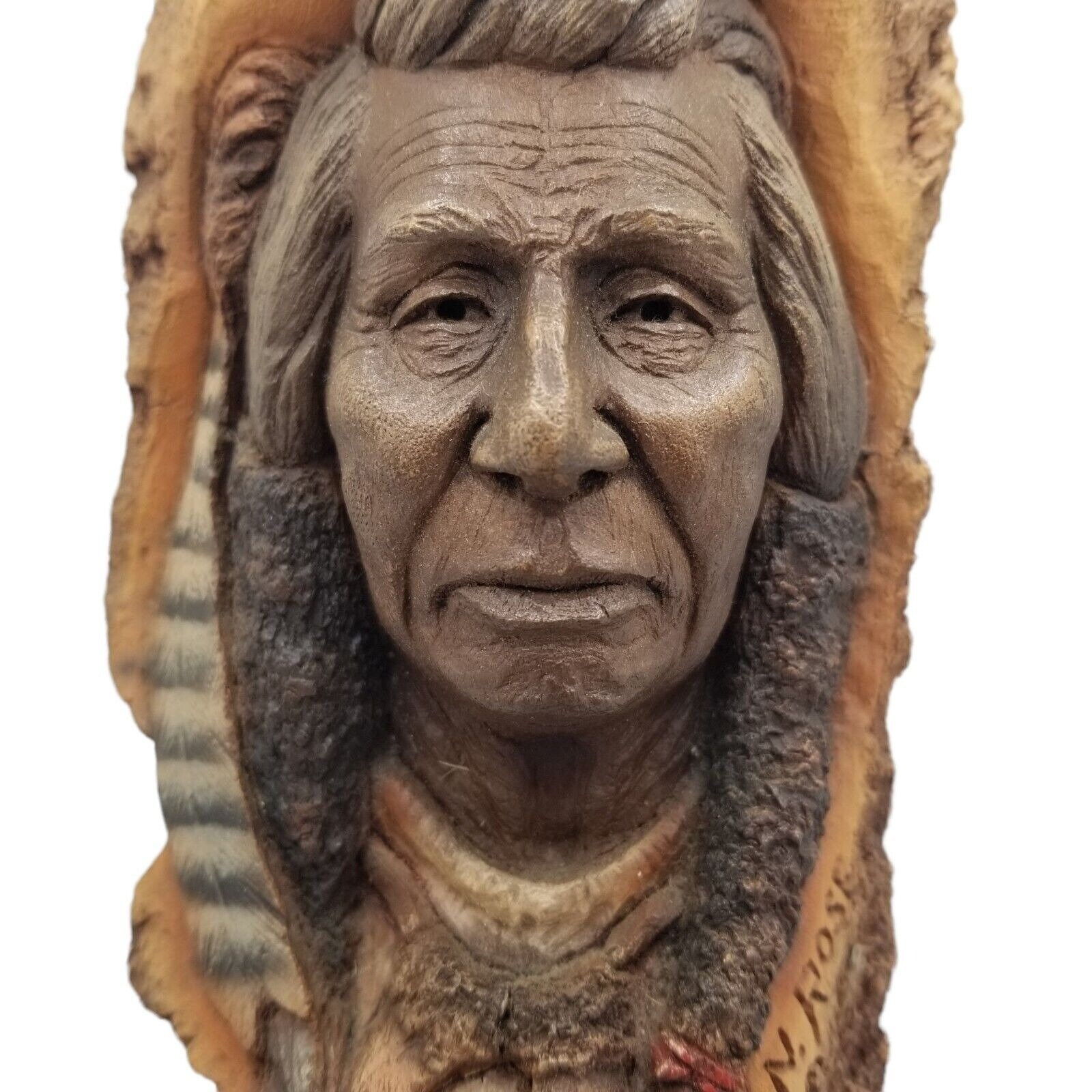 Neil J. Rose Native American Sculpture blunt Arrow Signed Numbered 101/
