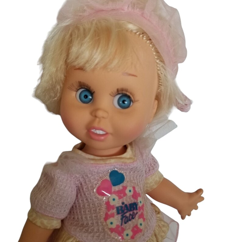 Vintage Baby Face Doll Galoob so Innocent Cynthia Blue Eyes Etsy