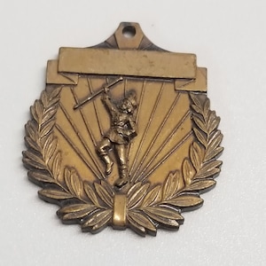 Vintage Pendant Medal CYO Twirling 1959 Baton Sport Catholic Youth Association
