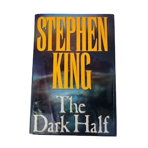 The Dark Half by Stephen King First Edition 1989 Hardcover and Dust Jacket HC DJ Ist Edition Horror Book Novel Steven King