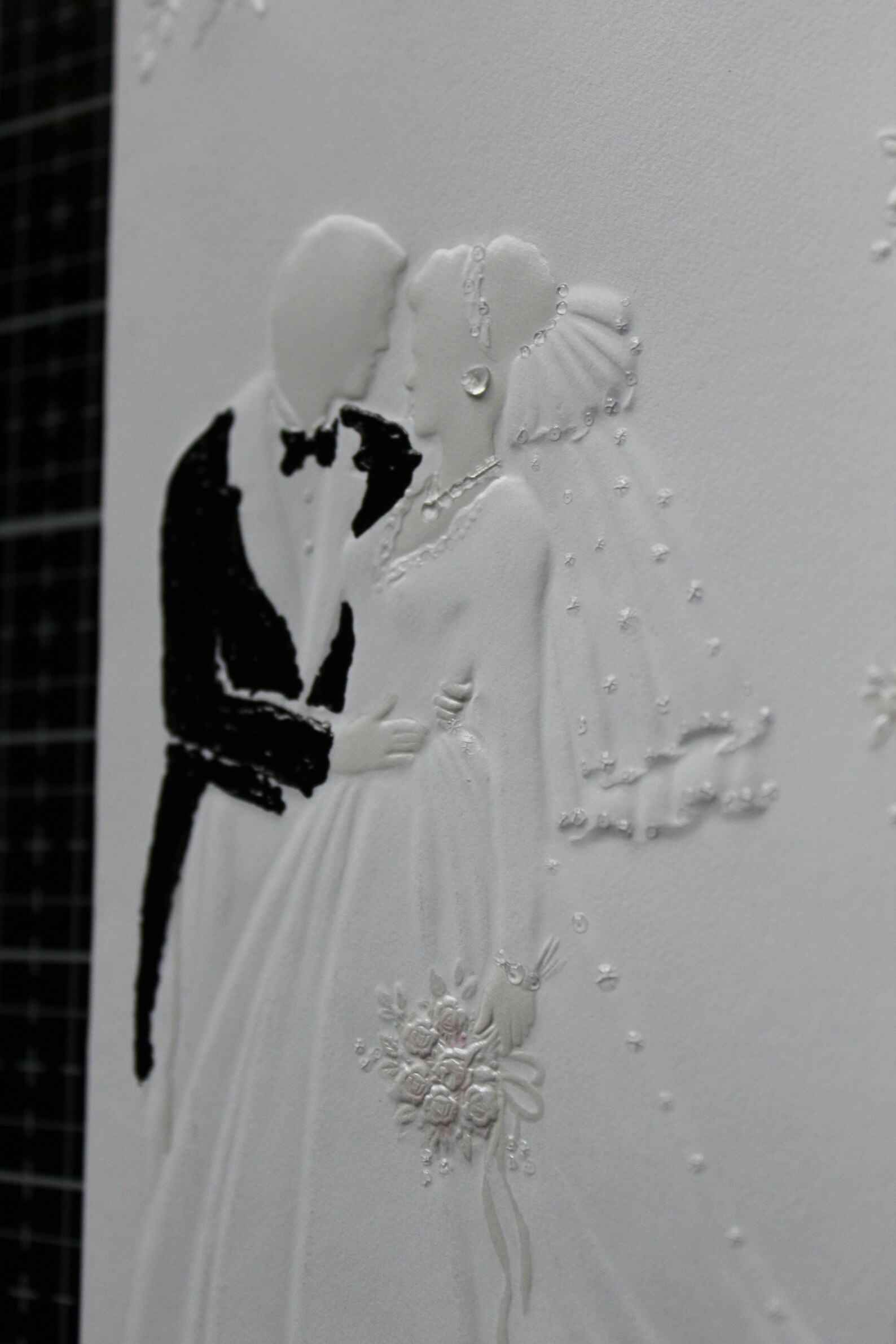 Bride and Groom Wedding Card Handmade Etsy