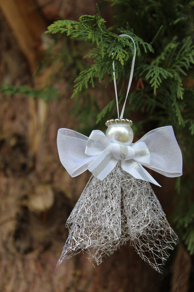 Silver Angel Ornament Angel to Remember Someone Who Has Etsy