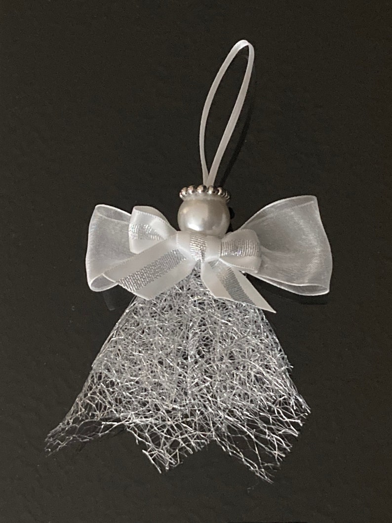 Silver Angel Ornament Angel to Remember Someone Who Has Etsy