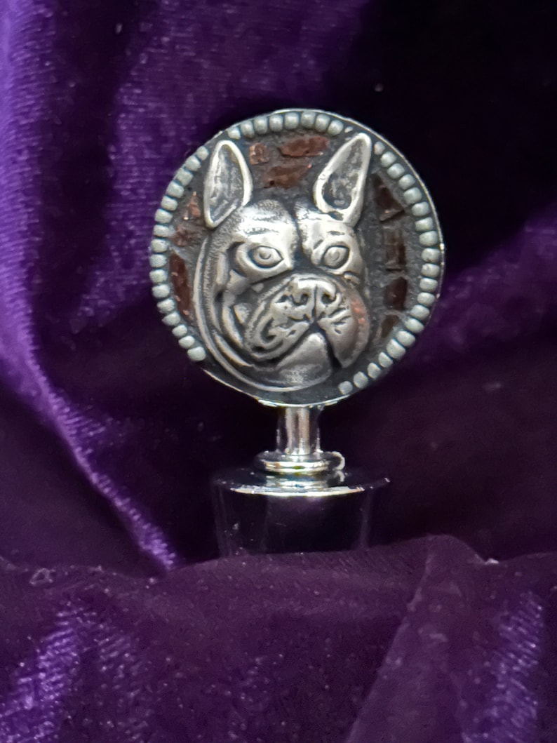 dejamosaics Dog Head Bottle Stopper