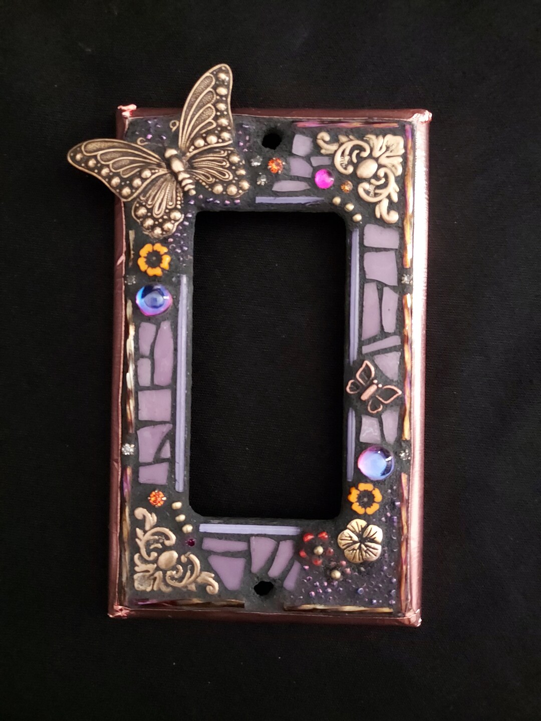 Purple Rocker With Butterflies - Etsy