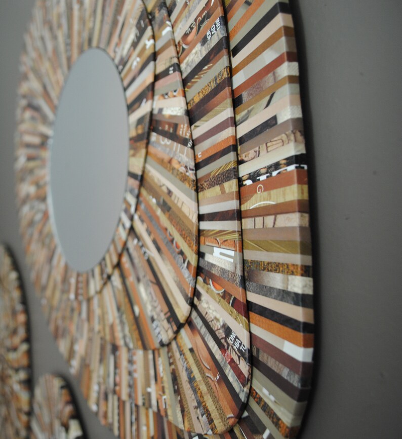 TRIO organic shaped wall art choose your own COLOR made from Etsy