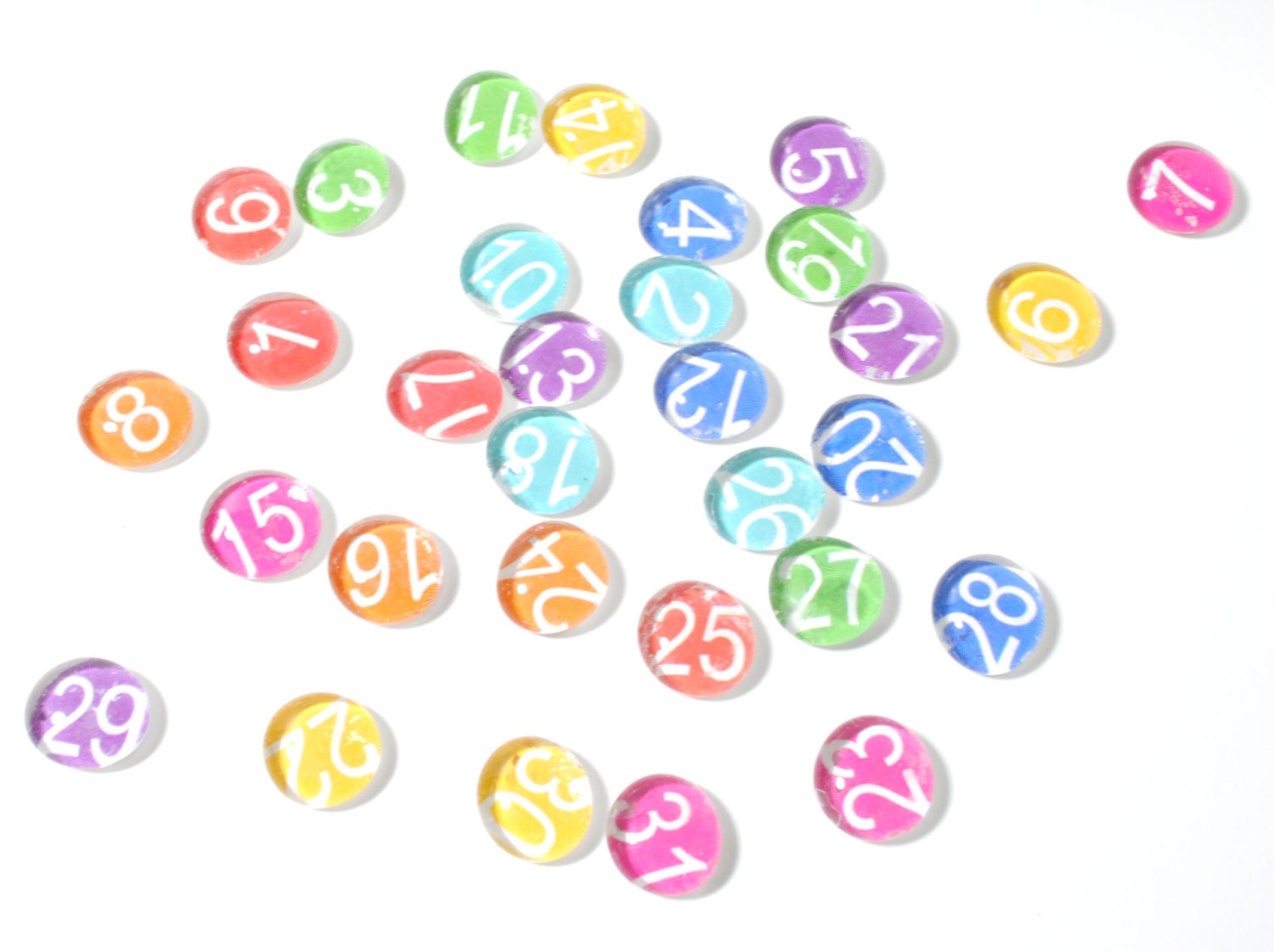 SMALL 31 number or push pin set 2019 perpetual Etsy