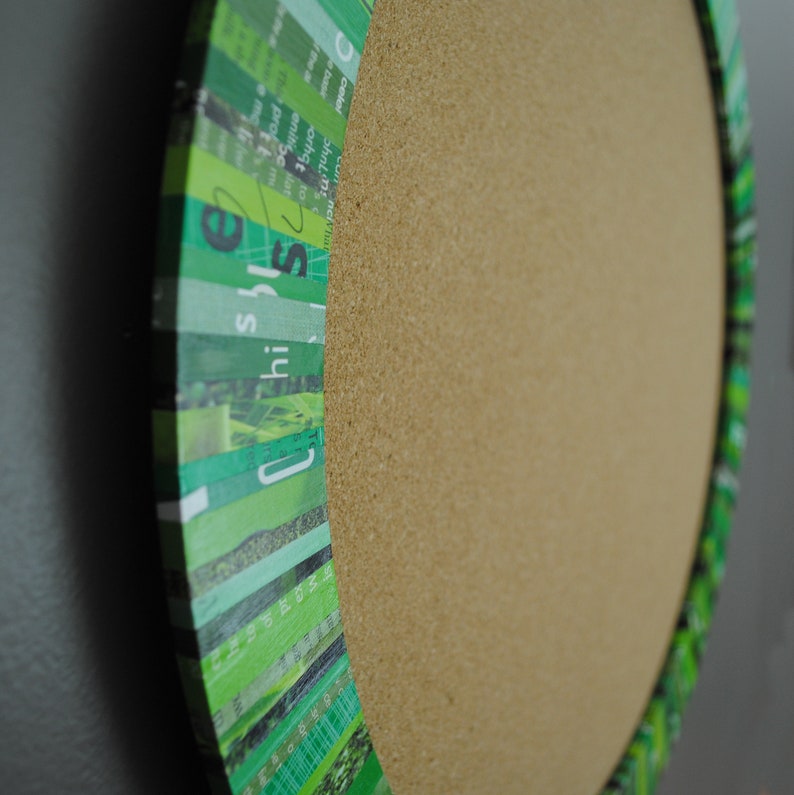 Large cork board made from recycled magazinescolorful Etsy