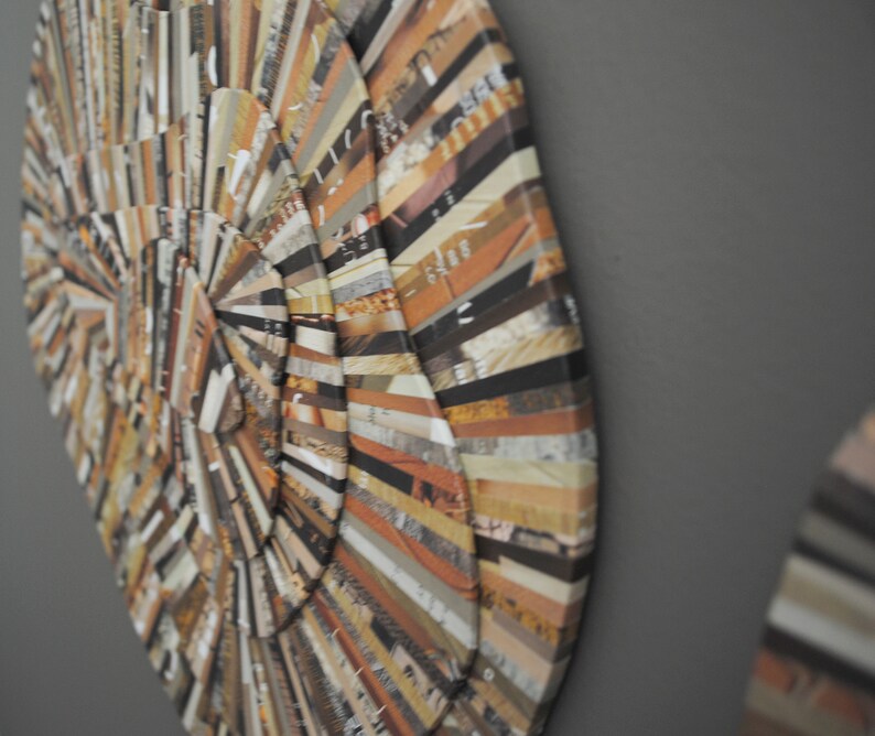 TRIO organic shaped wall art choose your own COLOR made from Etsy