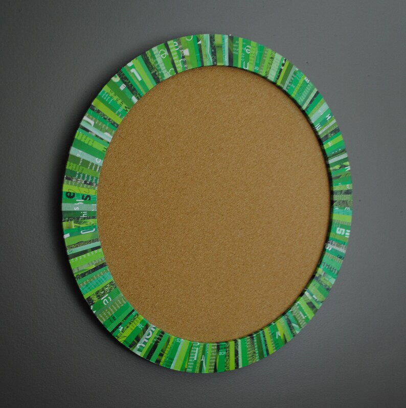 Large cork board made from recycled magazinescolorful Etsy