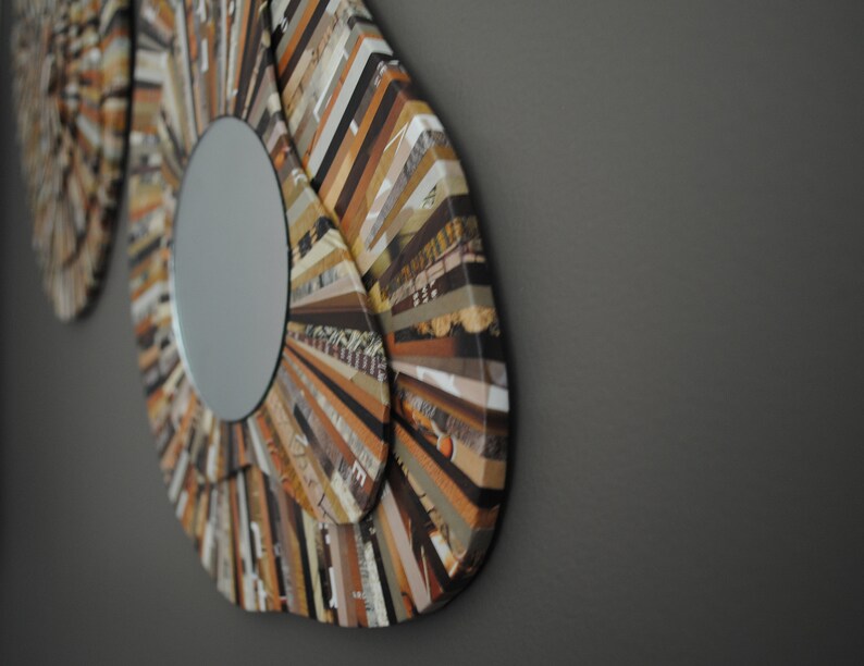 TRIO organic shaped wall art choose your own COLOR made from Etsy