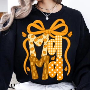 Glitter Coquette Pumpkin Mama PNG, Fall Mama Sublimation, Autumn Pumpkin Mom PNG, Thanksgiving Shirt Design, Pumpkin Bow Digital Download