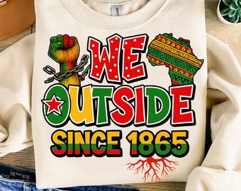 Juneteenth PNG: Design per maglietta del Giorno dell'Emancipazione, Sublimazione della storia dei neri (download digitale)