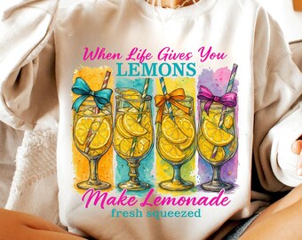 Lemonade Summer PNG: Coquette Retro Design (Digital Download)