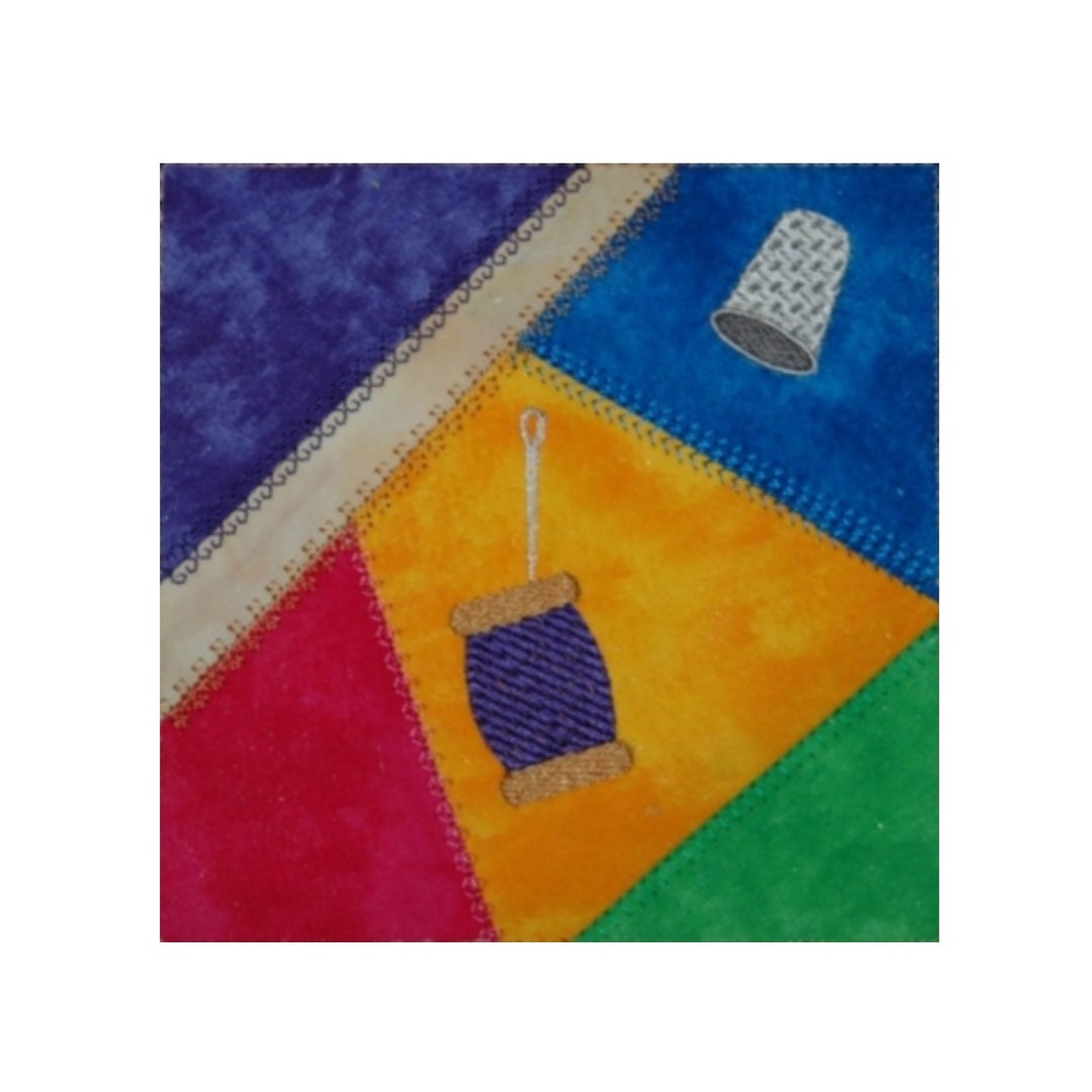 Machine Embroidery Design-ith-sewing02-crazy Quilt Block With 4 Sizes ...
