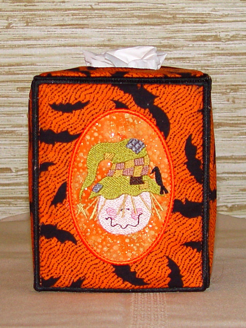 Machine Embroidery Designin the Hooptissue Box Coverhappy Etsy