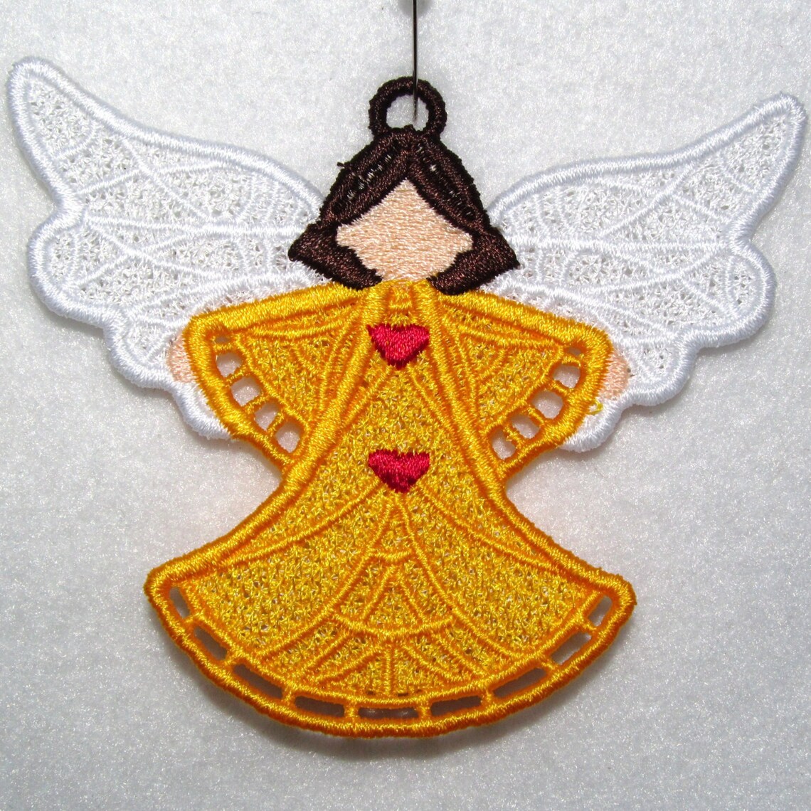 Machine Embroidery Designfslangel Ornament for 4x4 Hoop. Etsy