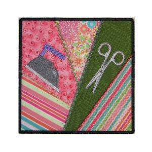 Machine Embroidery Design-ITH-Sewing #04-Crazy Quilt Block with 4 sizes included!