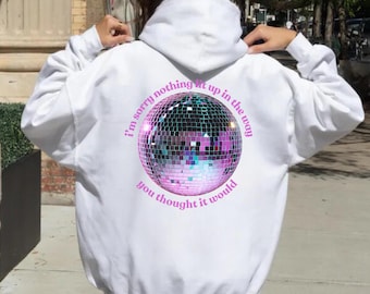 Disco Ball Hoodie, Retro Mirrorball Sweatshirt, Y2k Hoodie, Trendy Pullover, Pinterest Sweater, Preppy Style, Pump Cover, Teenage Girl Gifts