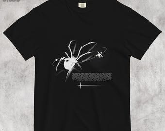Spider Y2k Shirt, Y2k Top, Harajuku Goth Punk T-Shirt, Alternative Clothing, Y2k Graphic Tee, Grunge Streetwear, Alt T-Shirts, Unisex