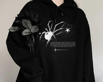 Heavyweight Acid Wash Hoodie, Cyber Sigilism Winged Cross, Opium