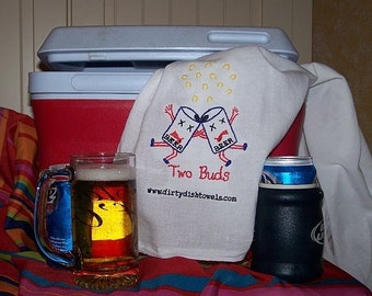 Two Buds Dish Towel