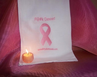 F--k Cancer Dish Towel