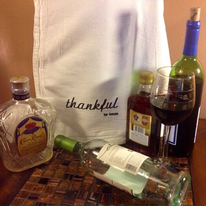 Thankful For Booze Dish Towel image 2