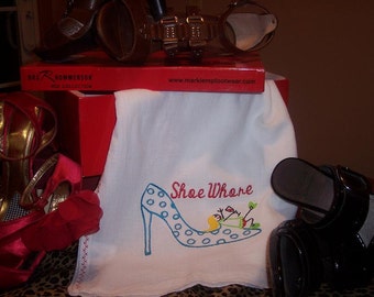 Shoe Whore Dish Towel