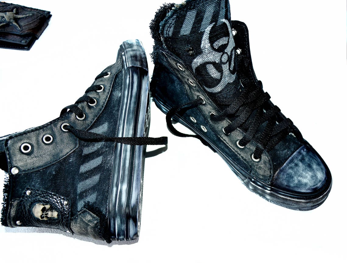biohazard trailblazer wedge sneakers