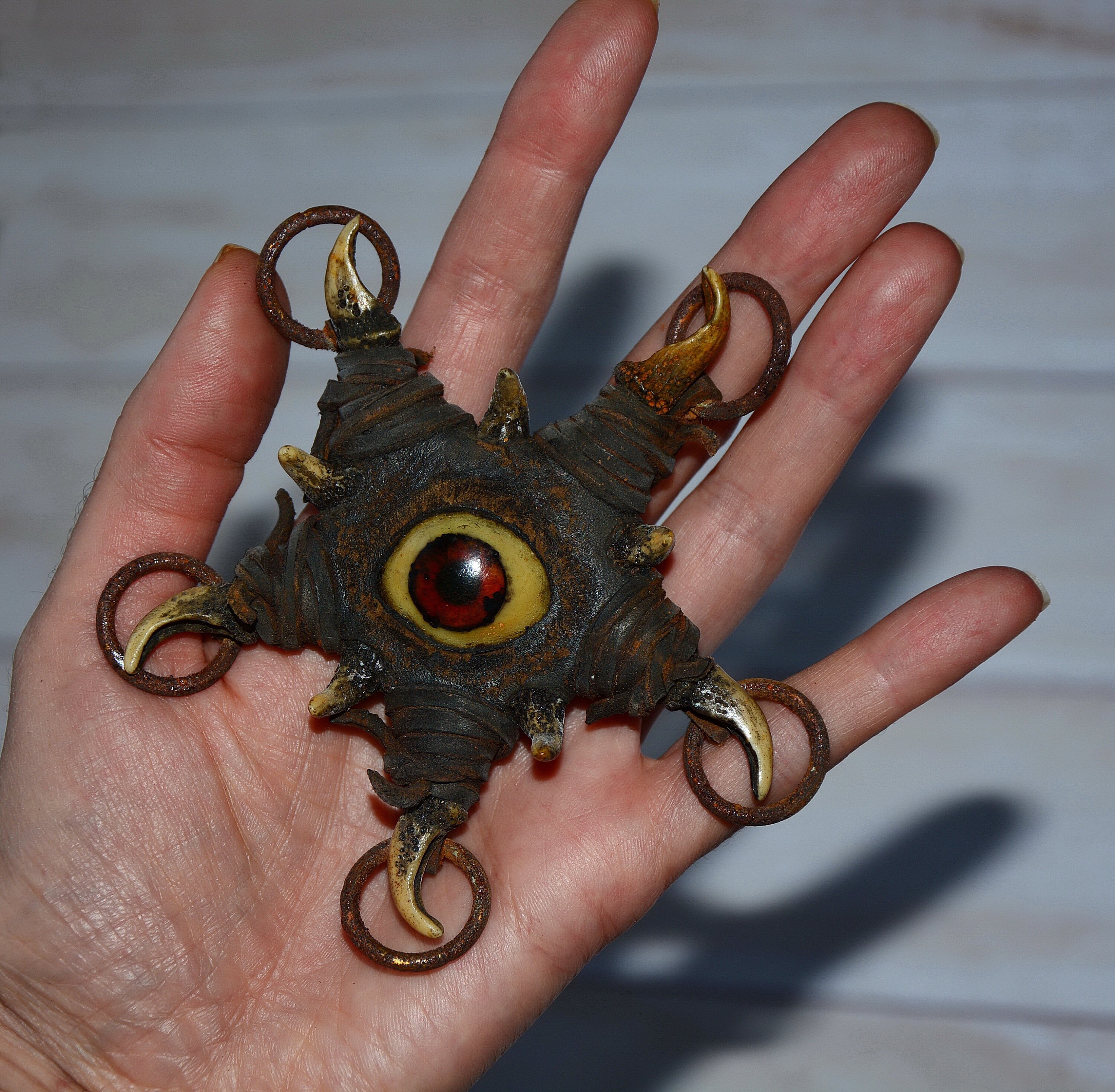 Horror jewelry Oddities Movie props Ritual Zombie Etsy