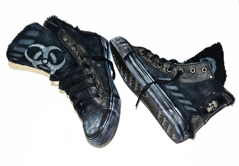 biohazard trailblazer wedge sneakers