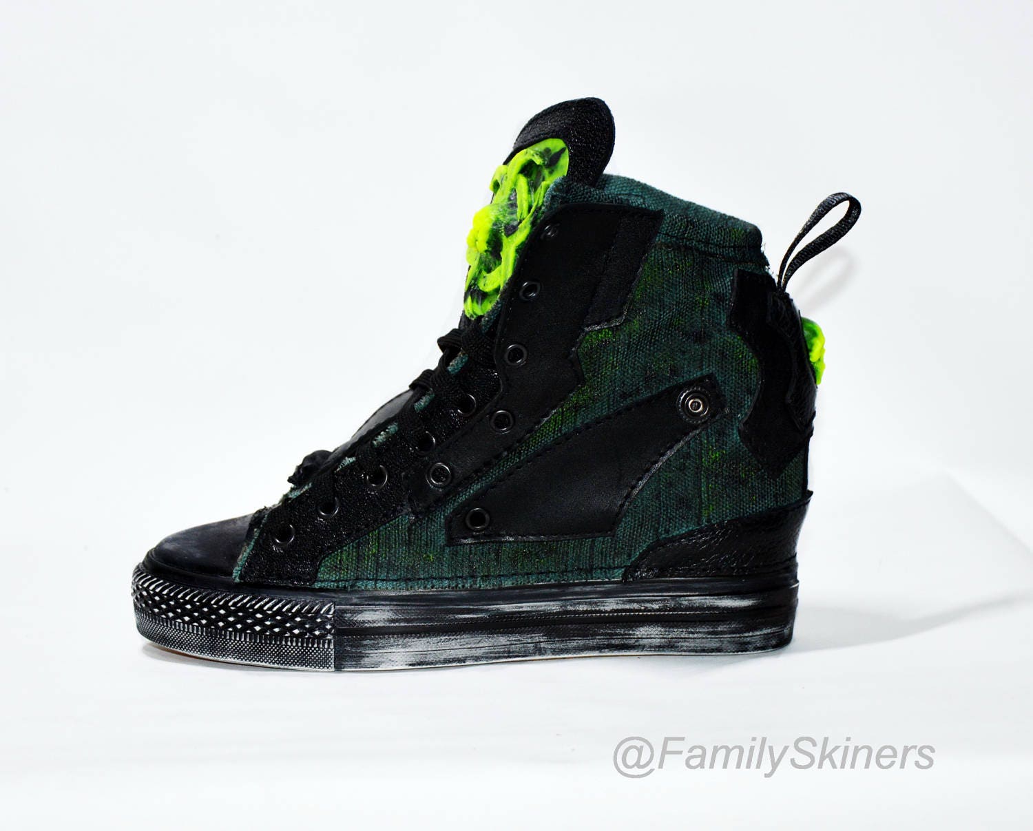 biohazard trailblazer wedge sneakers