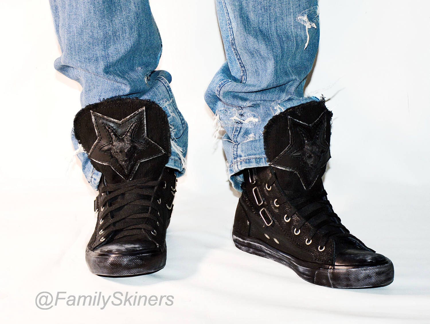 Trending Now Low-top Sneakers Personal order Design Shoes Satanic Sneakers BAPHOMET 666 Custom sneakers Black shoes Keds Vans