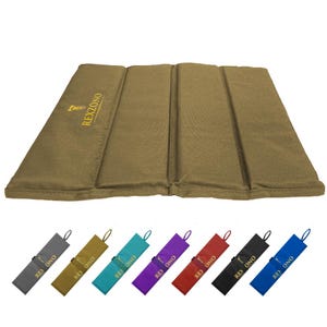 REXZONO® Compact Waterproof Folding Sit Mat - Ideal for Hiking, Walking, Camping, Fishing, Festivals & Picnics