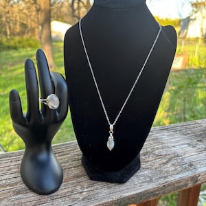 Golden Rutilated Quartz Pendant, sterling silver, Medation, chakra balancing, Shocked quartz, clear with deformed structures along the plane