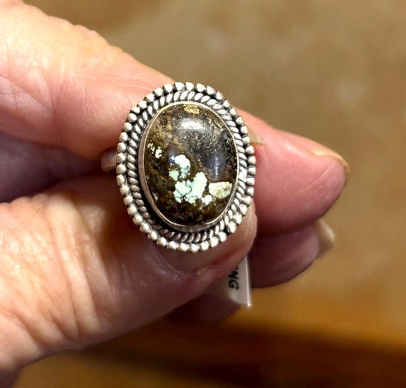 Adjustable Dry Creek Turquoise ring