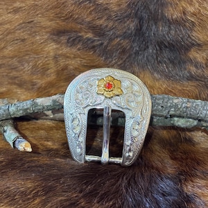 Cowboy Buckle With Ruby - Etsy display picture 2