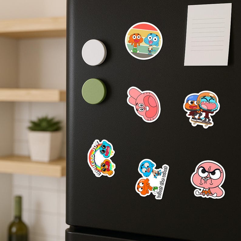 Gumball Stickers Sheet - Vinyl Decals for Laptop, Water Bottle, Gifts ...