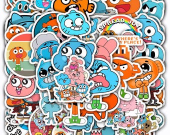 Gumball Stickers Sheet - Vinyl Decals for Laptop, Water Bottle, Gifts 40 Piece