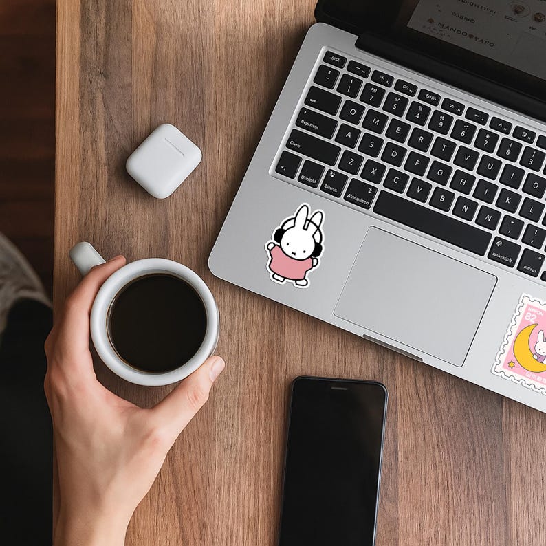 Miffy Rabbit Sticker Miffy Stickers Sheet | Minimal Bunny Vinyl Decals for Kids, Laptop 40 ...